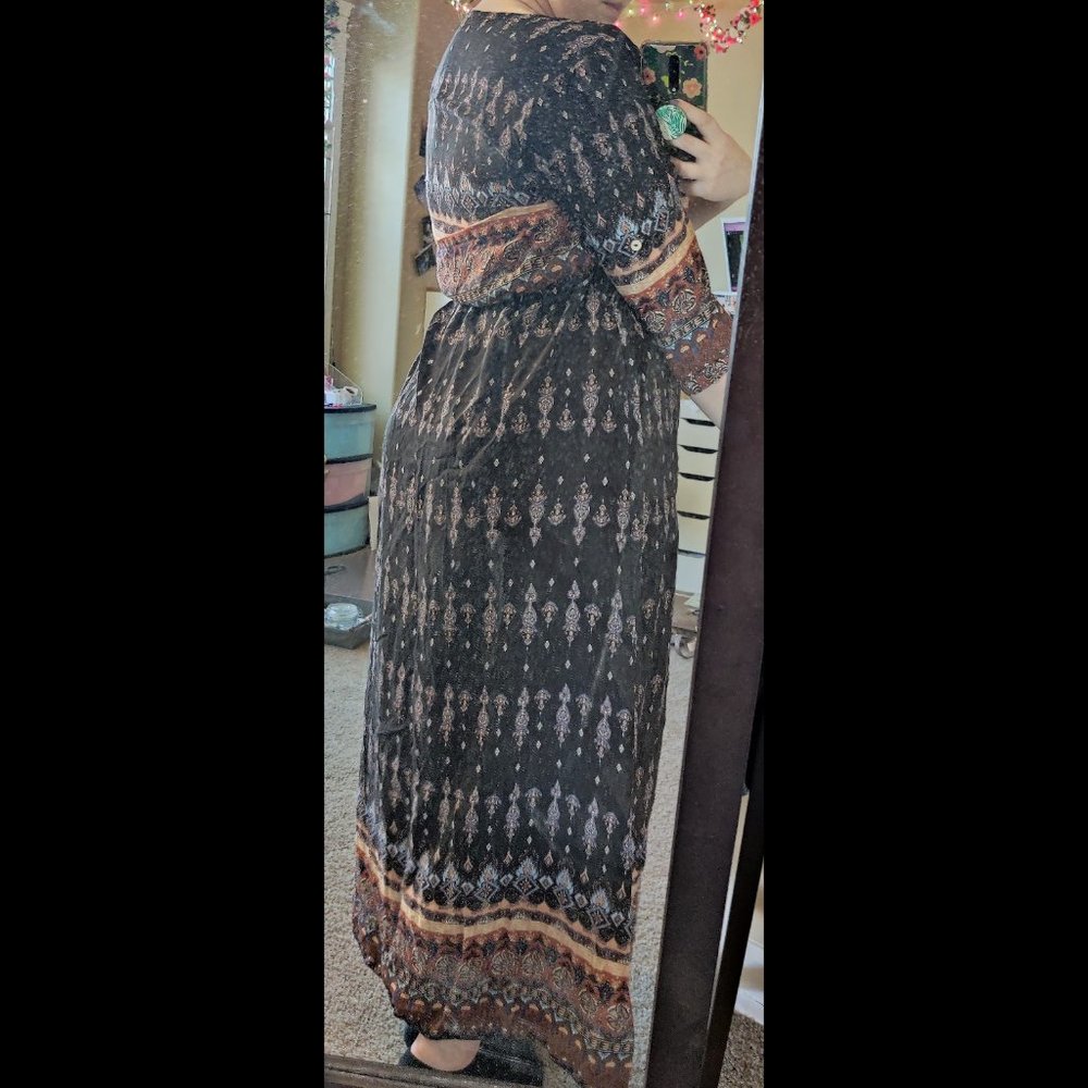 💎✨ Boho Print Maxi Dress - Picture 6 of 6